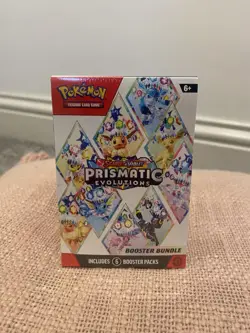 Pokemon TCG Scarlet & Violet Prismatic Evolutions Booster Bundle 6 Packs SEALED - Image 1