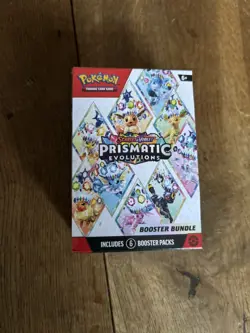 Pokemon Scarlet & Violet-Prismatic Evolutions Booster Bundle (6 Packs) Sealed - Image 2