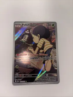 Poltchageist Holo Illustration Rare Pokemon TCG Twilight Masquerade 171/167 - Image 1