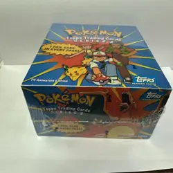 Topps Series 2 English Booster Box Pokemon 2000 Blue Label New Factory Sealed - Image 3