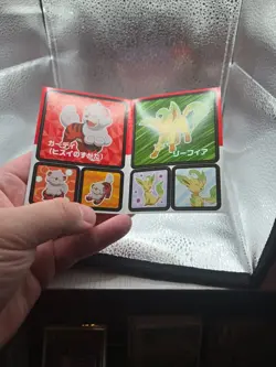 Pokemon Japanese Soda Gum Sticker Sheet — Milotic / Hisuian Growlithe / Leafeon - Image 5