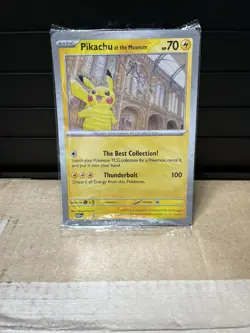 Pokemon TCG Natural History Museum Pikachu At The Museum Jumbo Sealed - Image 1
