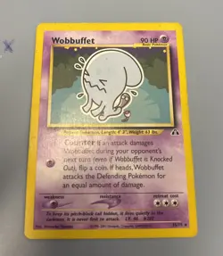 Wobbuffet- 35/75 - Unlimited - NM - Pokemon Neo Discovery - Image 1