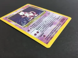Pokemon Mewtwo 10/102 Base Set HOLO 1999 2000 LP - Image 3
