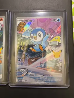 Chimchar, Piplup, Turtwig Pokemon 30th Anniversary First Partner Set of 3 Promo - Image 4