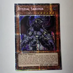 RA05-EN023 Bystial Saronir Starlight Rare 1st Ed YuGiOh - Image 1
