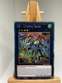 ZS - Utopic Sage - Secret Rare 1st Edition BROL-EN058 - NM - YuGiOh - Image 1