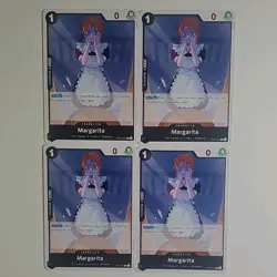 One Piece Margarita OP15-091 x4 Character English NM Playset +2000 Counter - Image 1