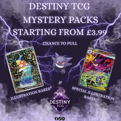 Pokemon TCG Mystery Packs Guaranteed Holos + Big Chance at EX/V, IR & SIR's! - Image 1