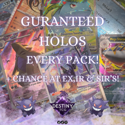 Pokemon TCG Mystery Packs Guaranteed Holos + Big Chance at EX/V, IR & SIR's! - Image 2