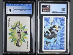 CGC 9 N Joker 2012 Pokemon Black 2 Japanese Playing Card Black Kyurem Promo - Image 1