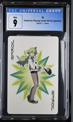 CGC 9 N Joker 2012 Pokemon Black 2 Japanese Playing Card Black Kyurem Promo - Image 2