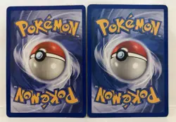 Pokemon Lapras Holo Fossil 10/62 Wizards of the Coast 1999 - 2 Cards - Image 2