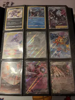 Pokemon Card Lot V VMAX EX Full Art Holo Rare GX Binder Collection - Image 1