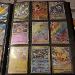 Pokemon Card Lot V VMAX EX Full Art Holo Rare GX Binder Collection - Image 3
