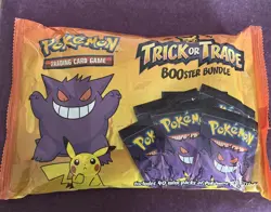 Pokemon Halloween Cards Trick or Treat BOOster Pack Bag 40 Packs 820650850783 - Image 1