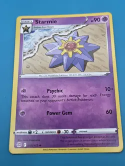 Starmie Brilliant Stars 055/172 Pokemon TCG Card Regular Uncommon NM - Image 1