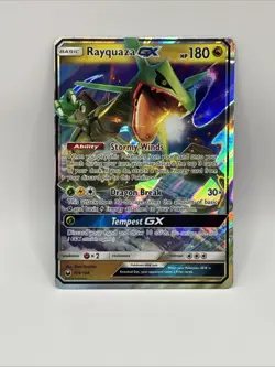 Rayquaza GX Holo Ultra Rare Card Sm-Celestial Storm 109/168 - Image 1