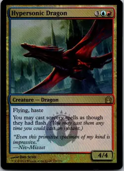 Hypersonic Dragon 170 Foil Rare Return to Ravnica Magic: The Gathering Near Mint - Image 1