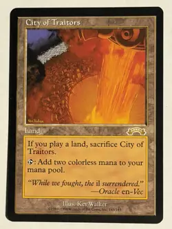 City of Traitors MTG - Exodus (EXO) Magic The Gathering Dent - Image 1