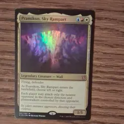 Wizards of the Coast Pramikon Sky Rampart Commander 2019 Mythic Foil MTG - Image 1