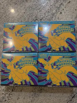 Pokemon Mega Evolution Ascended Heroes Elite Trainer Box ETB lot of 4 sealed - Image 1