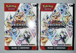 2x Prismatic Evolutions Booster Bundles: Pokemon - New & Sealed - Scarlet Violet - Image 1