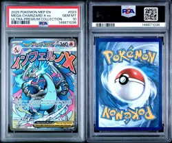 Mega Charizard X EX 23 UPC PSA 10 2025 Pokemon Mega Black Star Promo Phantasmal - Image 2
