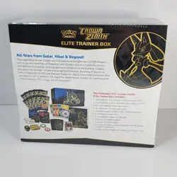 SMALL TEAR Pokemon Crown Zenith Elite Trainer Box ETB New Factory Sealed 820650851476 - Image 5