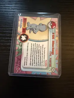 Topps Pokemon #66 Machop Holo Nm - Image 2