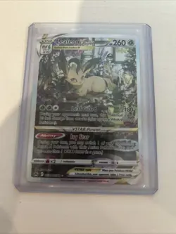 Pokemon TCG Leafeon VSTAR Crown Zenith Holo Ultra Rare GG35/GG70 NM - Image 1