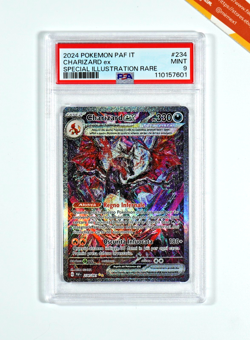 Pokemon PSA 9 Charizard Ex #234 Alternative Art Destino Di Paldea 2024 Italiano - Image 1