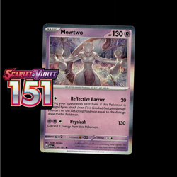 Mewtwo 150/165 Scarlet & Violet 151 Pokemon TCG Holo - Image 1