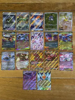 Pokemon TCG Phantasmal Flames - Full Ex Set (10/10) Bundle Incl 7X Full Arts - Image 1