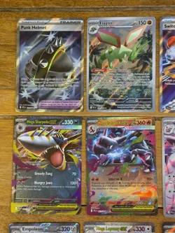 Pokemon TCG Phantasmal Flames - Full Ex Set (10/10) Bundle Incl 7X Full Arts - Image 4
