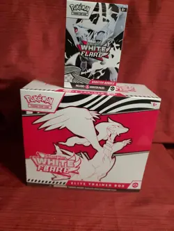 Pokemon White Flare Elite Trainer Box ETB and Booster Bundle Factory Sealed - Image 1
