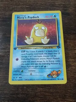 Pokemon Gym Challenge 1st Edition Misty's Psyduck 90/132 - Image 1