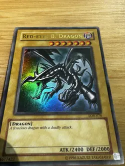 Red-Eyes B. Dragon LOB-070 Unlimited Holo Yu-Gi-Oh LP - Image 2