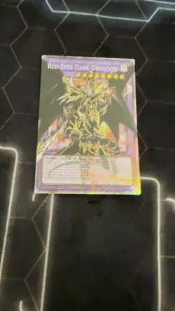 YUGIOH RA05-EN141 Red-Eyes Dark Dragoon OVERFRAME Starlight rare 1st Edition NM - Image 2