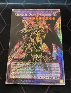 YUGIOH RA05-EN141 Red-Eyes Dark Dragoon OVERFRAME Starlight rare 1st Edition NM - Image 5