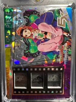 CASE HIT!!! ONE PIECE Nami Reverse Holo Holographic Film strip #EX-011 - Image 1