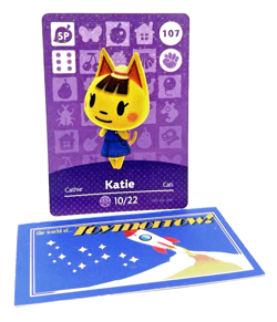 Animal Crossing Nintendo Amiibo - KATIE #107 - Series 2 Authentic Card - Image 1
