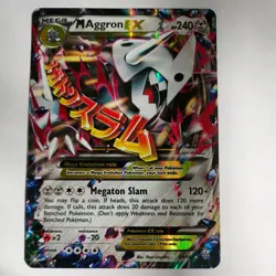 Pokemon TCG M Aggron EX Ultra Rare Card Primal Clash 94/160 - Image 1