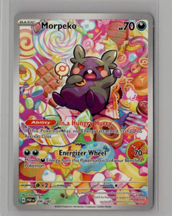 Morpeko 206/182 - Pokemon TCG Paradox Rift Illustration Rare Card NM - Image 1