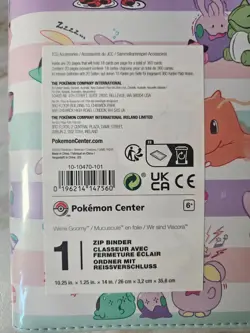 We're Goomy SEALED Zip Binder New Pokemon Center Exclusive 9 Pocket 360 Cards - Image 3