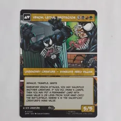 Magic: The Gathering Marvel Legendary Creature Cards Eddie Brock Venom M0224 - Image 2
