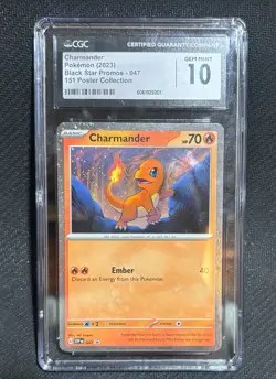 Charmander - 047 (Cosmos Holo) 047 Sv: Scarlet & Violet Promo Cards Holo - Image 1