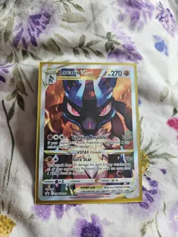 Pokemon TCG Crown Zenith Lucario VSTAR Promo Card SWSH291 - Image 1