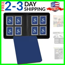 160 Pockets , Trading Card Binder Zippered Album Holds 3"x 4" 35PT Toploaders... - Image 1