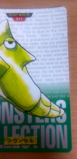 Pokemon Card Japanese Carddass Metapod 1995 vintage from Japan - Image 2
